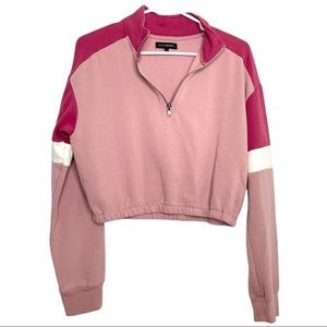 PacSun Cropped Retro Quarterzip from PACSUN